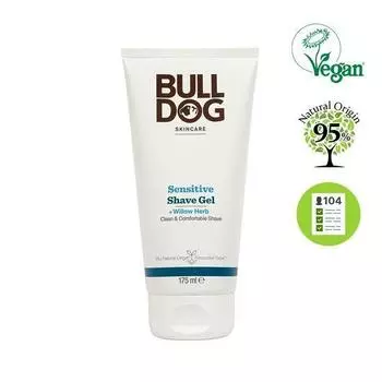 Гель для чувствительного бритья Bulldog 175 мл