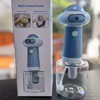 Гель для душа для домашних животных, мыльная пена, мыльная пена, собака, кошка, ванна, душ, гель для душа, аэратор второго поколения синий