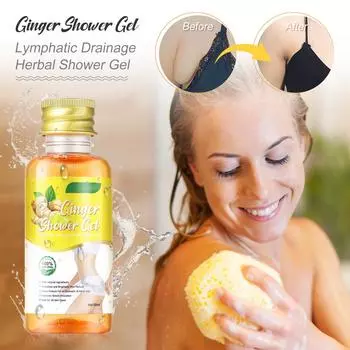 Гель для душа для похудения Gingers увлажняющий 3 бутылки коробка One Size