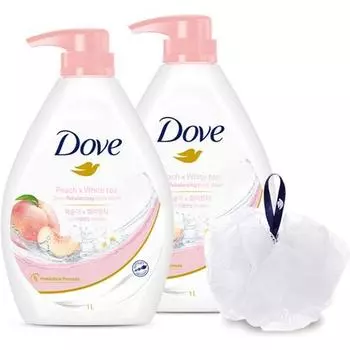 Гель для душа Dove Белый персик, 2, 1л корейская косметика