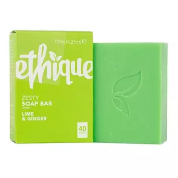 Гель для душа Ethique natural 8 лайм имбирь для чувствительной кожи 100% полученный, без добавок, органический, без добавок, и