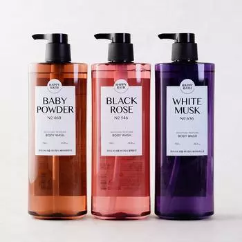 Гель для душа Happy Bath Moisture для женщин и мужчин (760 г 26,8 унции) Black Rose
