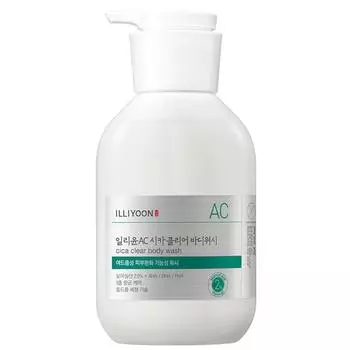 Гель для душа Illiyoon AC Cica Clear, 1 упаковка, 400 мл
