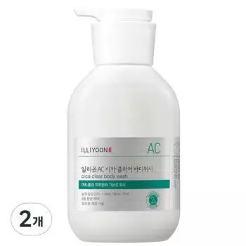 Гель для душа Illiyoon AC Cica Clear, 2 шт., 400 мл