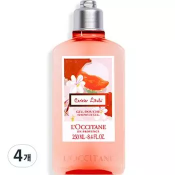 Гель для душа L Occitane 2023 Cherry Blossom Serige Rich, 4 упаковки, 250 мл, лучшая мужская косметика Кореи
