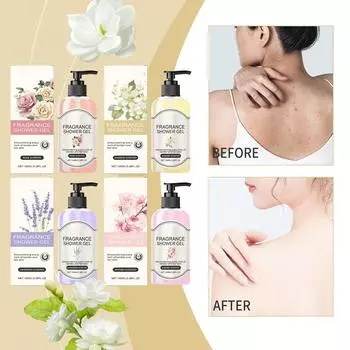 Гель для душа Нежный увлажняющий успокаивающий кожу Длительный контроль жирности кожи Глубокое очищение, 100 мл One Size