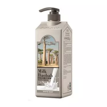 Гель для душа с молоком и баобабом (Аромат белого мыла) (1L)