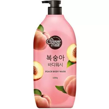 Гель для душа Shower Mate Peach, 1,2 кг, 1 шт.