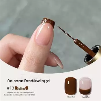 Гель для французского маникюра Gaoy 2025 - Черный, Белый, Розовый гель для нейл-арта