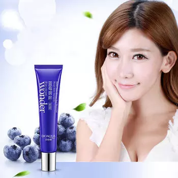 Гель для глаз с черникой, крем против морщин для глаз, черный круг, увлажняющий, против отечности