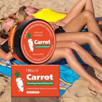 Гель для интенсивного загара, натуральная паста-ускоритель загара, гель-кремы для загара для соляриев, на открытом воздухе, натуральный бронзатор, чернение цвета