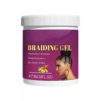 Гель для косичек Увлажняющий и укладочный воск для волос для дредов One Size белый