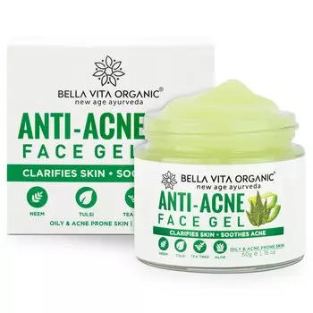 Гель для лица против акне (50 г), Anti-Acne Face Gel, Bella Vita