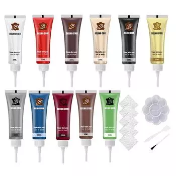 Гель для ремонта кожи автомобиля, домашний диван, кожаное сиденье автомобиля, дополнительная цветная паста для ремонта царапин, трещин, финишный крем для ремонта кожи Multicolor