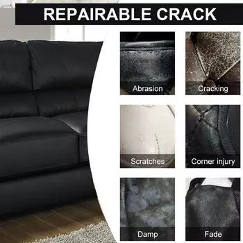 Гель для ремонта кожи для дома и автомобильных сидений, аксессуар для ремонта кожи темно-красного