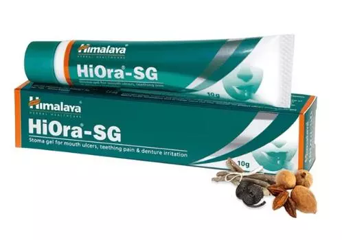 Гель для стомы HiOra-SG от язв во рту, зубной боли, раздражения зубных протезов (Пакет из 5)