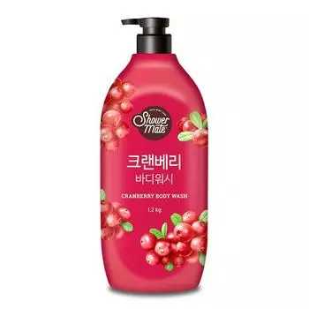 Гель для тела Shower Mate Cranberry, 1,2 кг, 1 корейская косметика