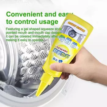 Гель для удаления плесени, бытовой гель для удаления плесени, кухонный холодильник, стиральная машина, резиновое кольцо, средство для удаления плесени, 100 мл One Size жёлтый