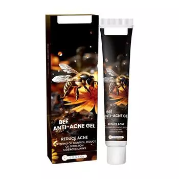 Гель для удаления прыщей Bee Acne Gel с растительными экстрактами, очищающий прыщи, контролирующий жирность кожи и омолаживающий ее. One Size
