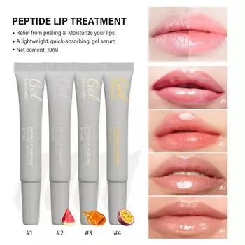 Гель для ухода за губами Lakerain Polypeptide Lip Care Gel разглаживает морщины на губах и удаляет омертвевшую кожу Увлажняющий восстанавливающий гель для губ 01#
