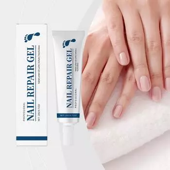 Гель для ухода за ломкими и потрескавшимися ногтями улучшает увлажнение ногтей и питает их поверхность, способствуя здоровому росту ногтей. One Size белый
