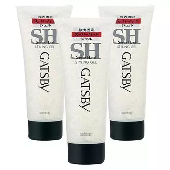 Гель для укладки Gatsby Super Hard, 200 г, 3 упаковки