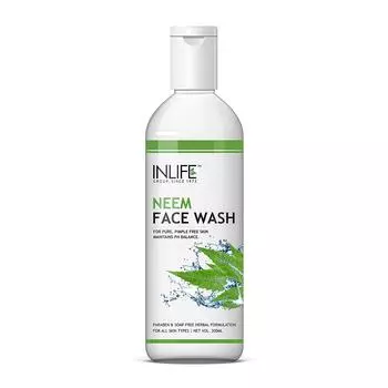 Гель для умывания с Нимом (200 мл), Neem Face Wash, INLIFE