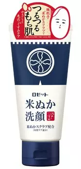 Гель для умывания с рисовыми отрубями Rosette Edo Kosume 120 г