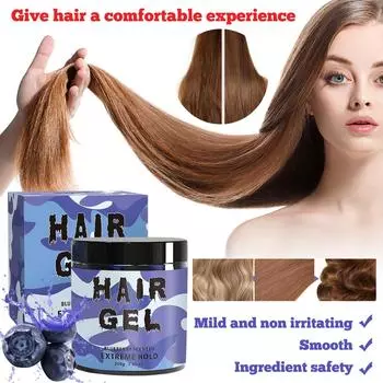 Гель для волос Extreme Moisture, безалкогольный гель для волос 200 г One Size белый