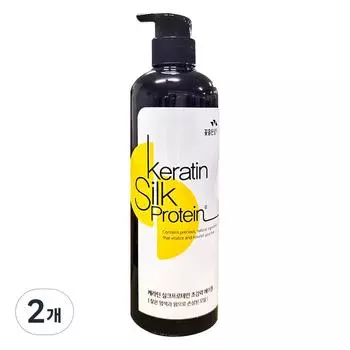 Гель для волос Man with Flowers Keratin Silk Protein Super Strong, 500 мл, 2 шт.