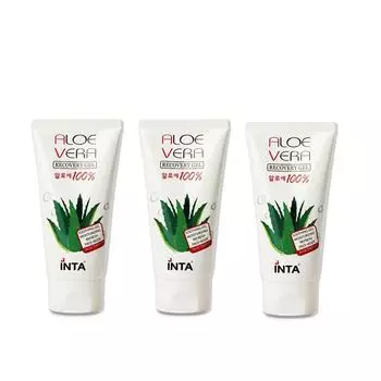 Гель для восстановления Inta 100% Aloe Vera, 120 мл, 3 шт.