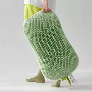 Гель для защиты шейного позвонка Пектиновая подушка для сна Домашняя подушка для сна без давления Подушка для костей Высококачественная подушка Core 48x74cm зелёный