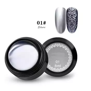 Гель-гель для ногтей, блестящий гель для кошачьих глаз, УФ-светодиодный гель-магнит, ломтик, 8 мл One size