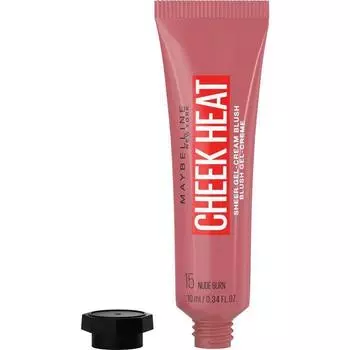 Гель-кремовые румяна Maybelline Cheek Heat 15 Nude Burn