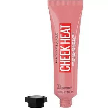 Гель-кремовые румяна Maybelline Cheek Heat 30 Coral Ember
