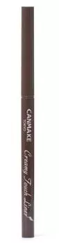Гель-лайнер Canmake Creamy Touch Liner 02, средний коричневый, одинарный, 0,08 г