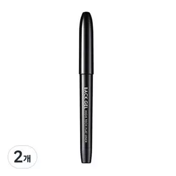 Гель-лайнер Tony Moly Back Gel High Tech Flat Liner 1,2 г, 01 Gel Black, 2 шт.
