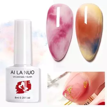 Гель-лак для ногтей, 8 мл, без стимуляции цветения, высокопигментированный стильный клей для вымачивания цветов для женщин 4