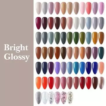 Гель-лак для ногтей Arte Clavo, 72 цвета, 15 мл, высококачественный гель-лак для замачивания, красочная стеклянная бутылка, яркий цвет, блестящий лак для ногтей