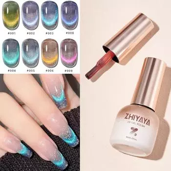 Гель-лак для ногтей Dynamics Broken Drill «кошачий глаз», голографический блестящий полуперманентный лак для дизайна ногтей, украшение