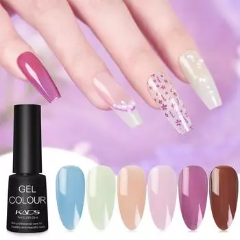 Гель-лак для ногтей KADS, полуперманентный лак для ногтей, гель-лак с УФ/светодиодной лампой