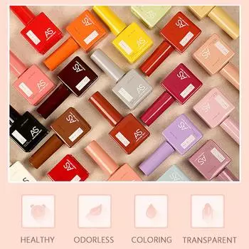 Гель-лак для ногтей Неоновый гибридный лак Полуперманентный дизайн ногтей Замачиваемое верхнее базовое покрытие УФ-гель-лак для ногтей