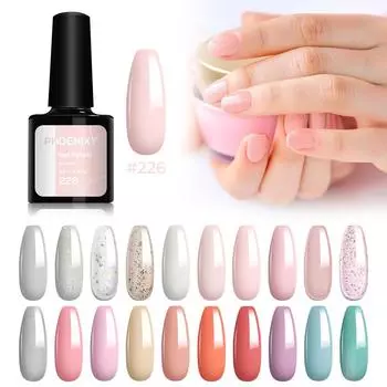 Гель-лак для ногтей PHOENIXY, серия, отмачиваемый УФ-светодиодный полуперманентный набор гелей для ногтей, 60 шт., лак для дизайна ногтей, лак для дизайна ногтей 257