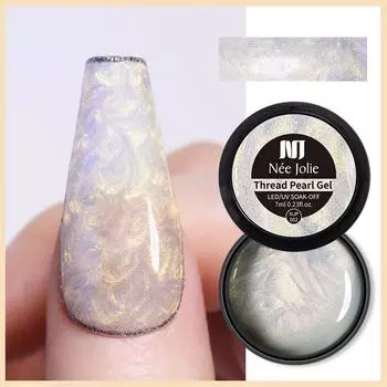 Гель-лак для ногтей Shimmer Shell, долговечный УФ-гель для ногтей, аксессуары для дизайна ногтей «сделай сам»