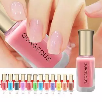 Гель-лак для ногтей телесного цвета с блестками, замачиваемый УФ-гель-лак, цветной гель-лак для ногтей, лак для дизайна ногтей «сделай сам», HTBE YSXX 01#