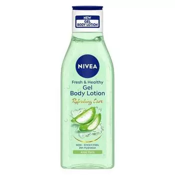 Гель-лосьон для тела NIVEA 200 мл | Алоэ Вера | Освежающий уход для 24-часового увлажнения | Нелипкий | Быстро впитывается для свежей и здоровой кожи