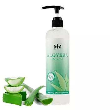 Гель Madame Michelle Alovera Pure 400 мл (увлажняющий гель для всех типов кожи, алоэ успокаивающий гель для домашнего ухода), 1 кусок