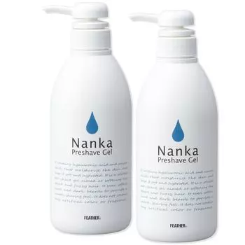 Гель-перо Nanka смягчающий 500 г, набор из 2 штук, для бритья