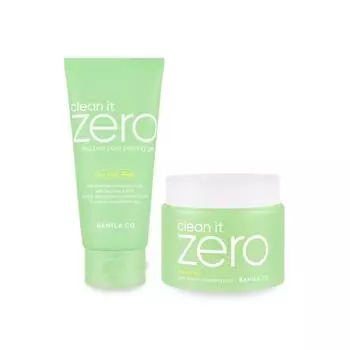 Гель-пилинг для пор Banilaco Clean It Zero Tea Tree 120 мл + бальзам для очищения пор 100 мл FREE