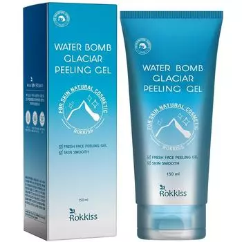 Гель-пилинг на основе ледниковой воды Rockies Water Bomb, 150 мл, 1 шт.